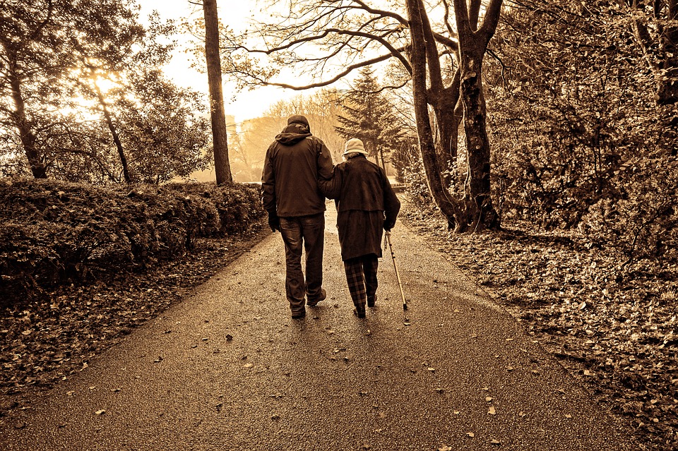 elderly couple